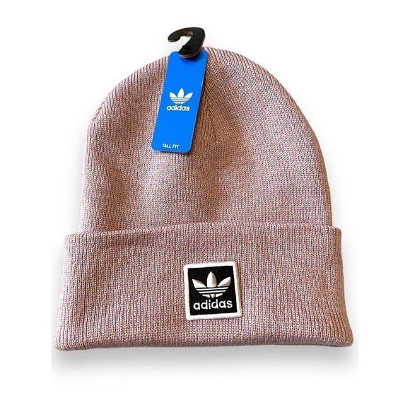 NWT Adidas Originals Beanie Unisex Trefoil Logo 2023 Collection Tall Fit - Picture 1 of 10